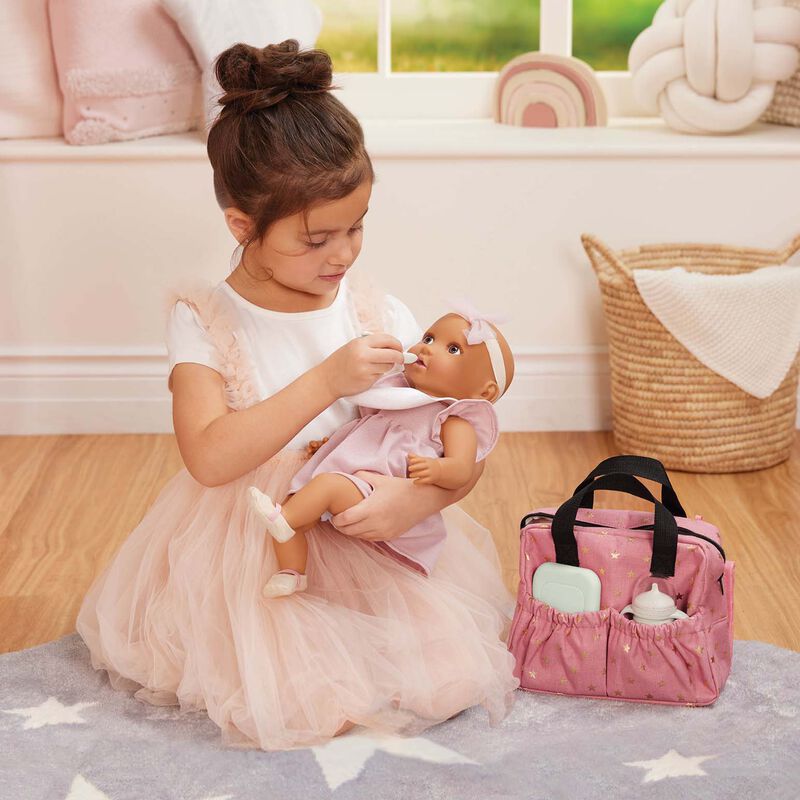 Lullababy  Accessory Set - Doll Diaper Bag Pink image number 1