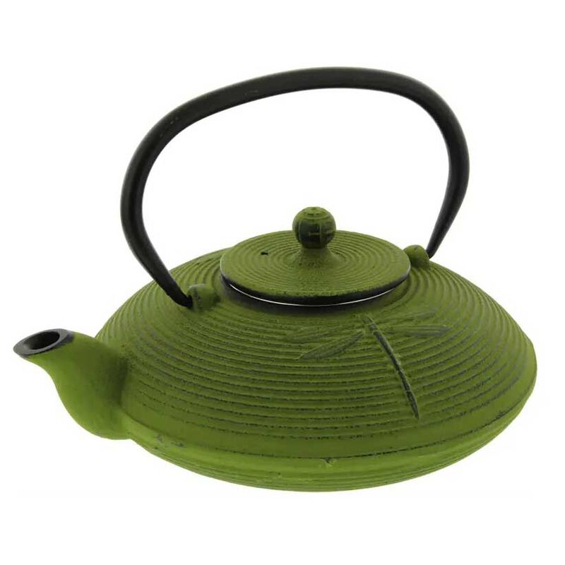 D.Line Green Cast Iron Tea Pot Dragonfly 770ml image number 0