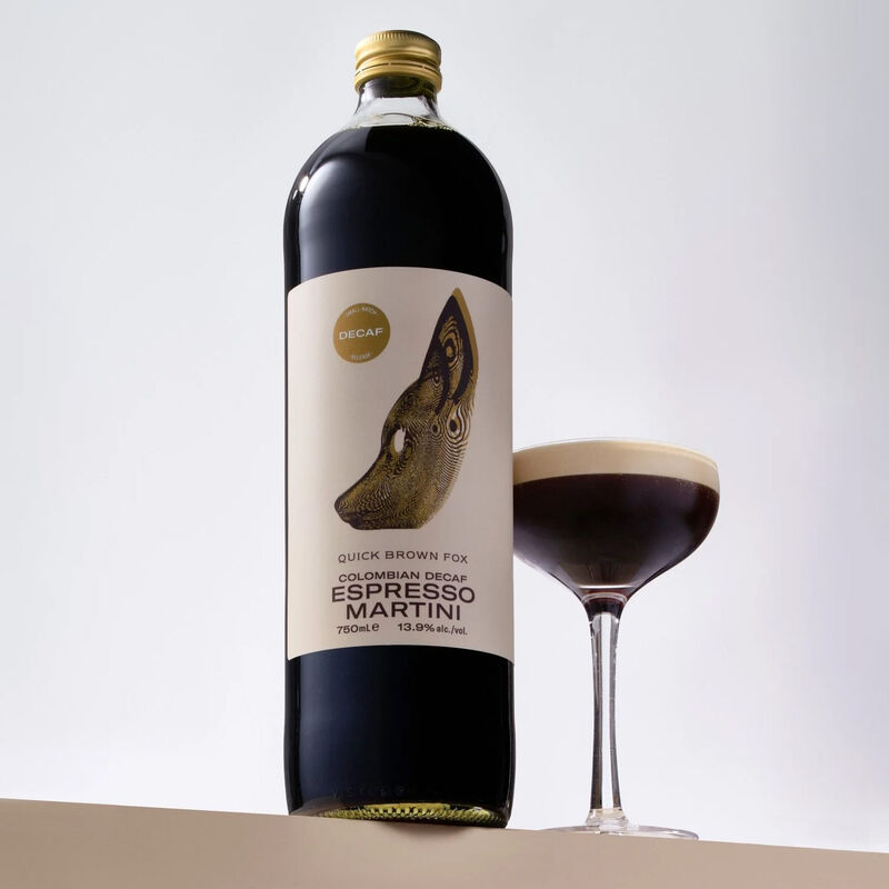 Quick Brown Fox Colombian Decaf Espresso Martini 750ml image number 1