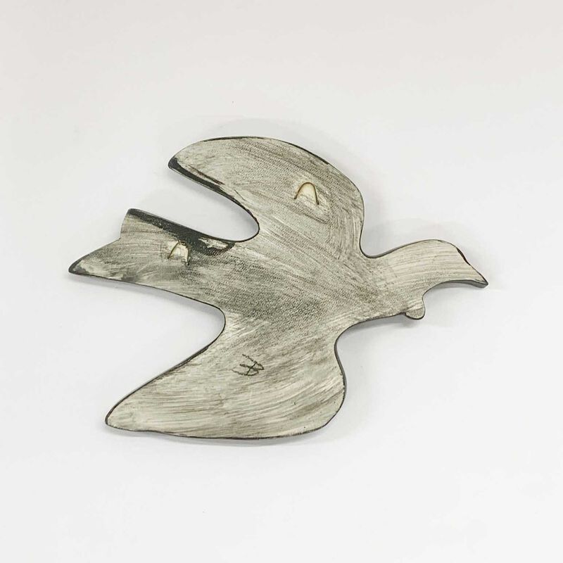 Borrowed Earth Ceramic Bird Large - Tui image number 1