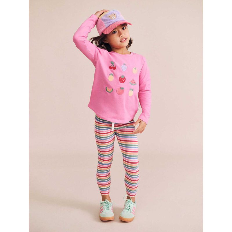 Huxbaby Tutti Frutti Stripe Legging 3-5Y image number 3