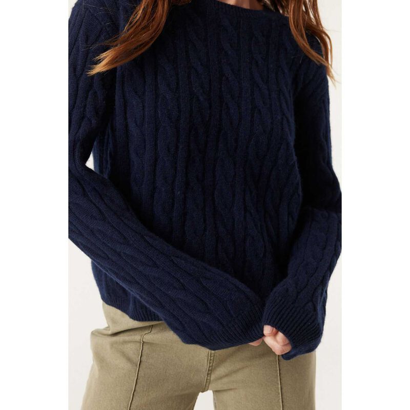 Cable Cashwool Cable Crew Jumper image number 2