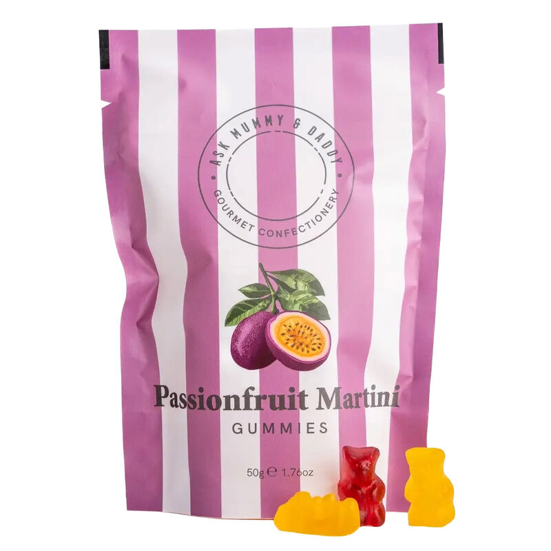 Ask Mummy & Daddy Passionfruit Martini Gummies 50g image number 0