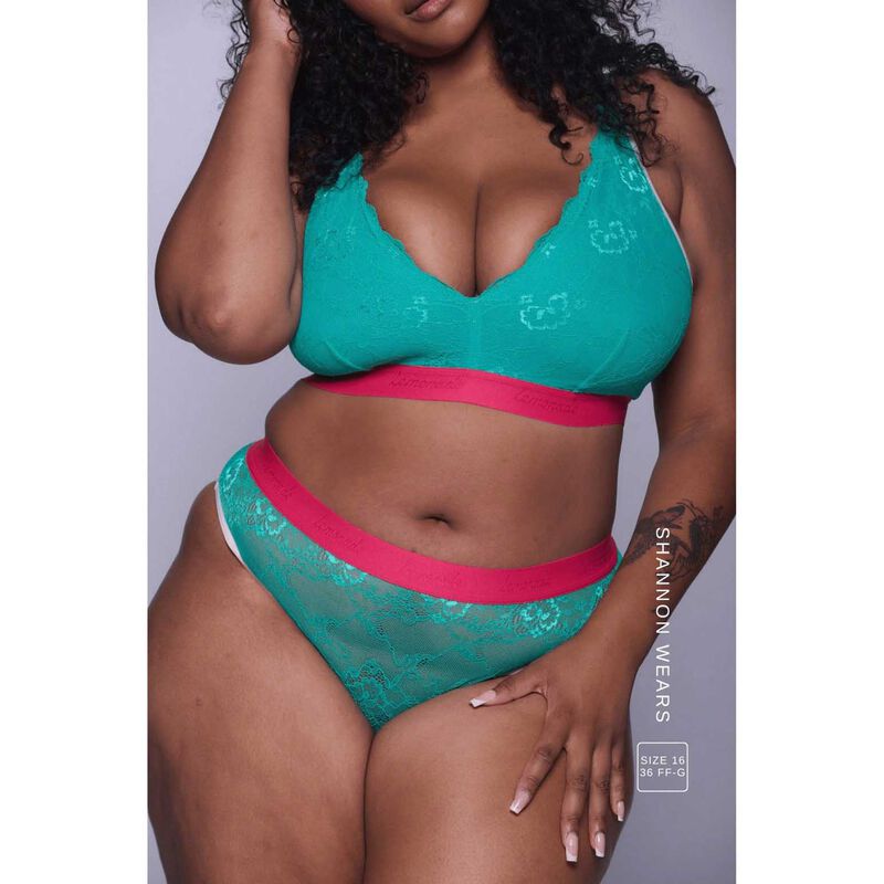 Lemonade Dolls Signature Lace Fuller Cup Bralette - Trilogy Green image number 2