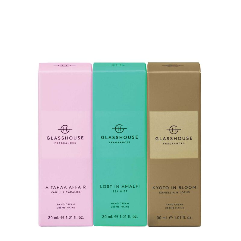 Glasshouse Fragrances Hand Cream Trio image number 1