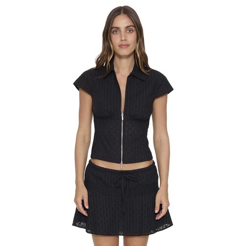 Thrills Danica Broderie Anglaise Top