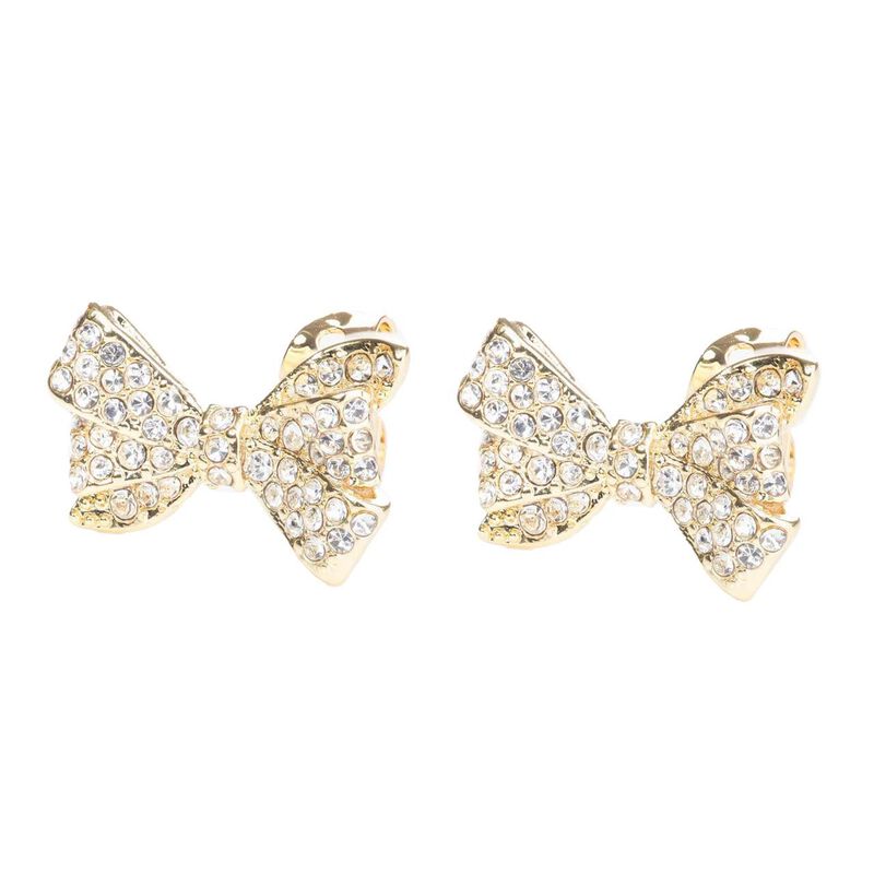 Ted Baker Barseta Crystal Bow Stud Earrings image number 0