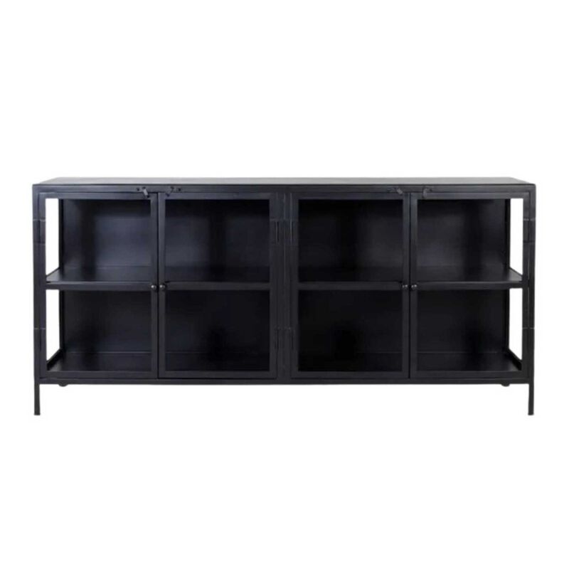 French Country Monroe Iron & Glass Sideboard image number 3