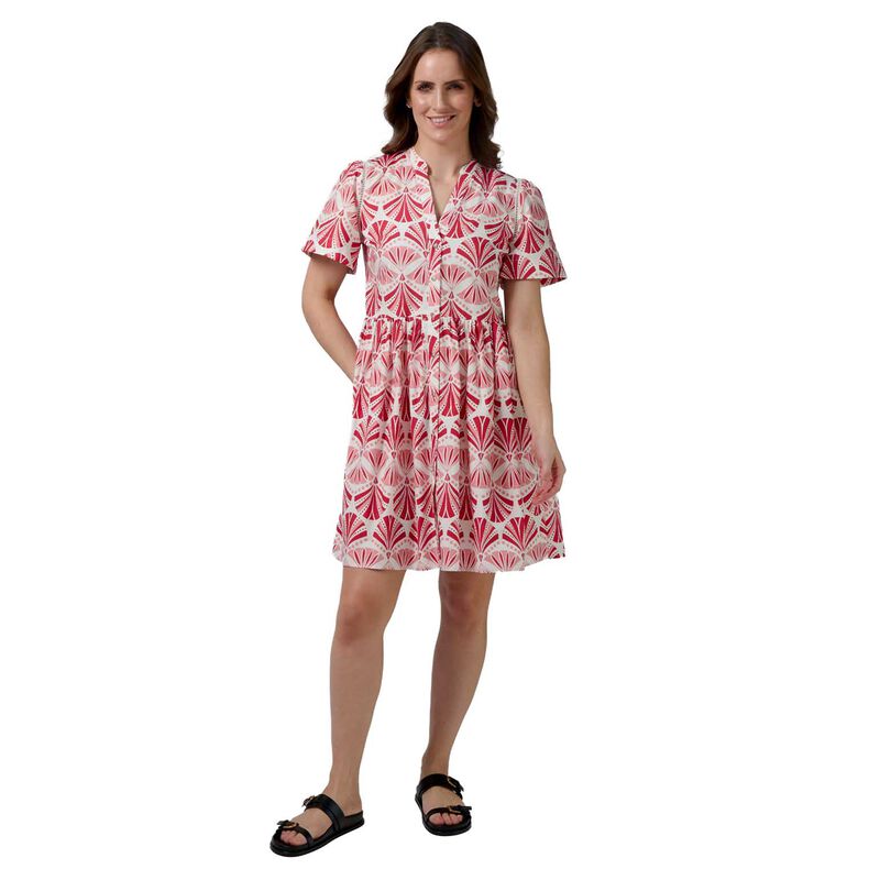 Stella + Gemma Toni Dress Sorbet In Sicily image number 0