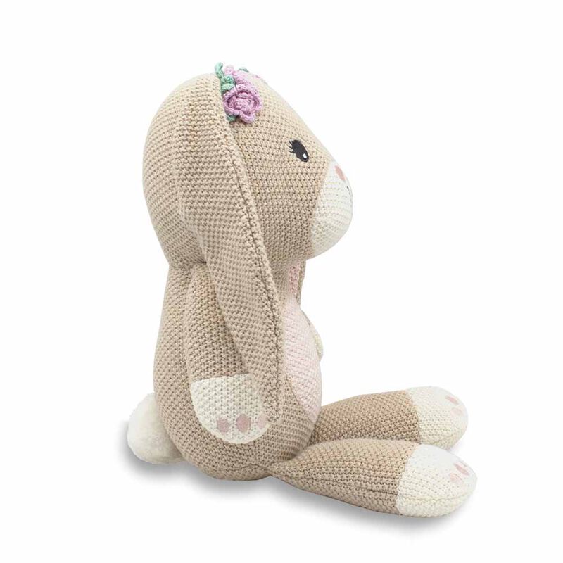 Living Textiles Whimsical Softie Toy - Amelia the Bunny image number 1