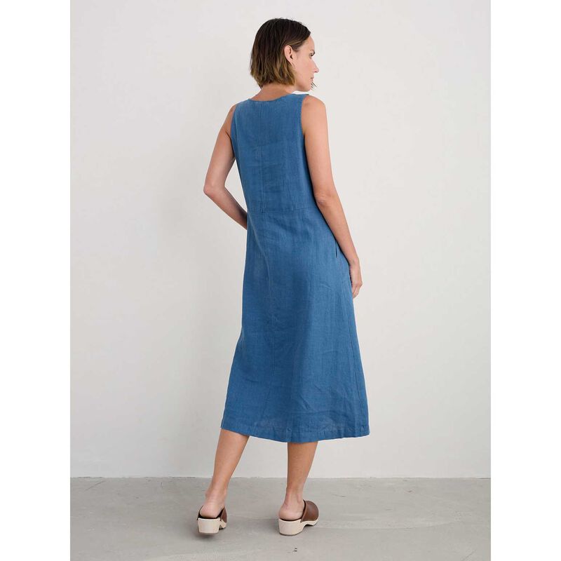 Seasalt Cornwall Sleeveless Grass Wave Dress Sailor image number 1