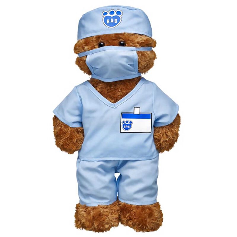 Build A Bear Outfit - Blue Scrubs image number 1