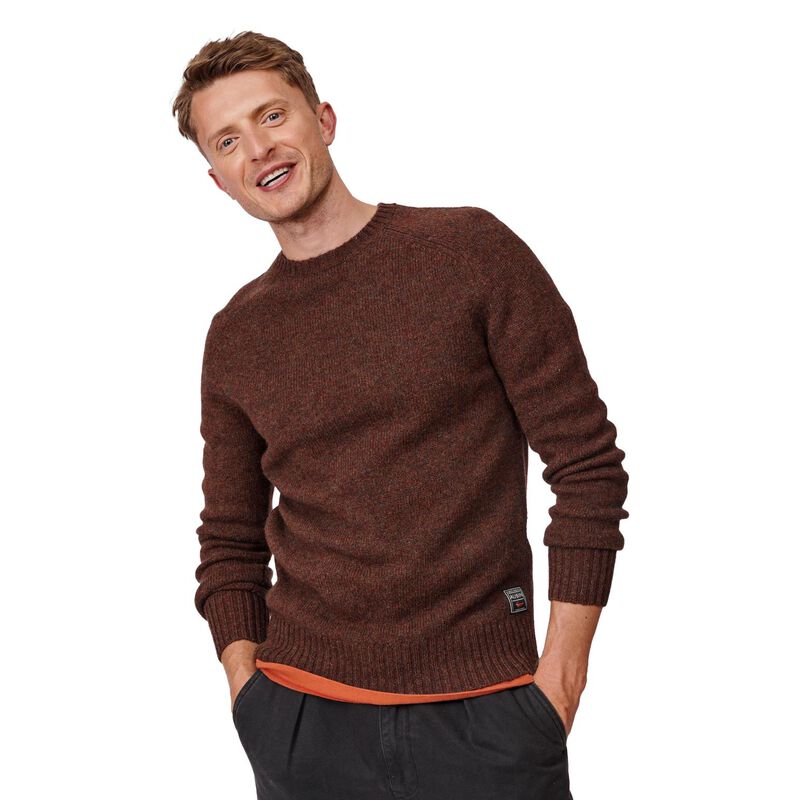 Aubin Prestwick Shetland Crew Neck Jumper image number 0