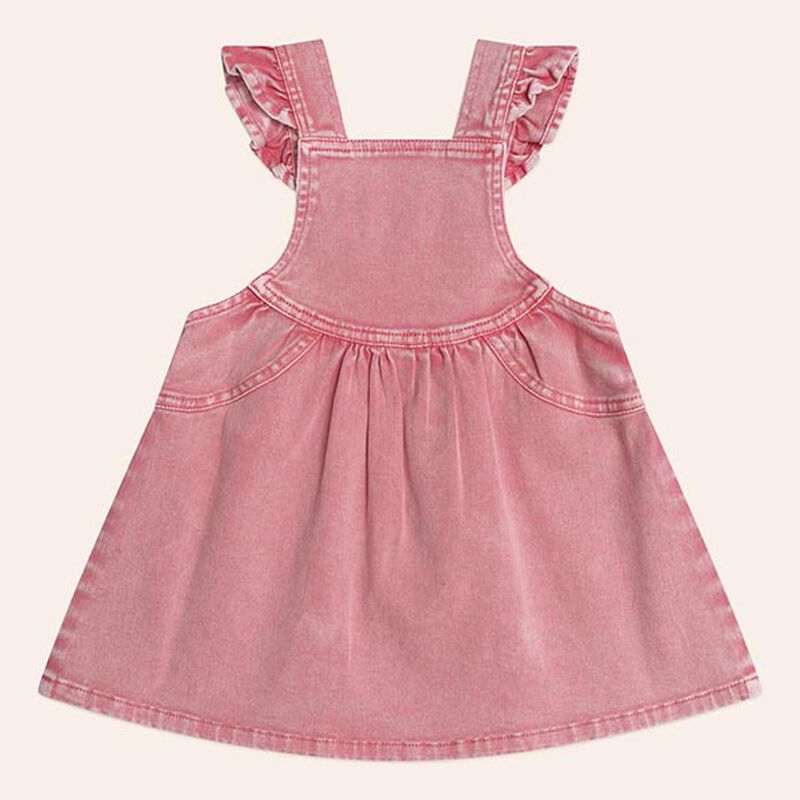 Huxbaby Cherry Heart Vintage Pinafore Dress 6M-2Y image number 1