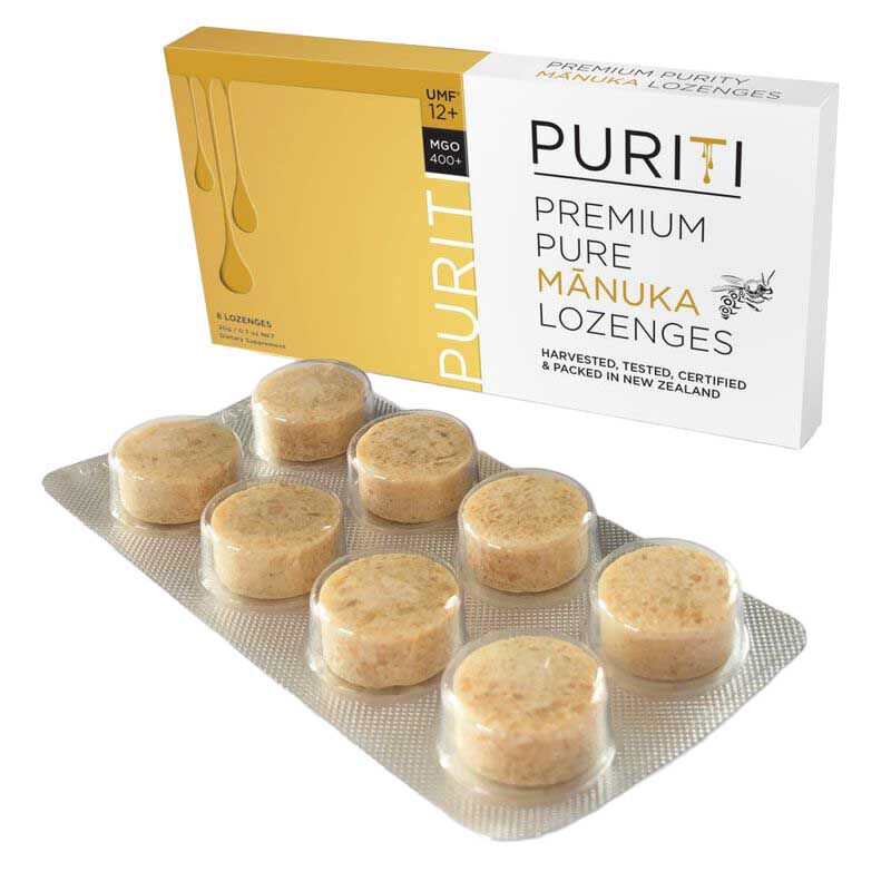 PURITI Manuka Honey UMF 12+ Lozenges 8 Pack image number 0
