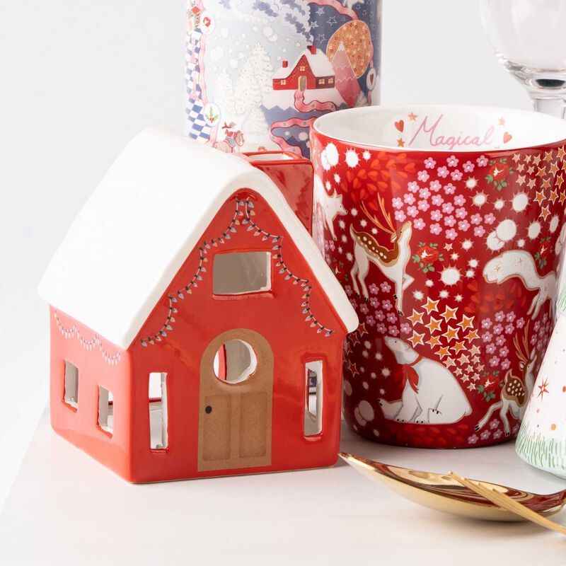 Cath Kidston Xmas Journey Tealight Holder image number 1