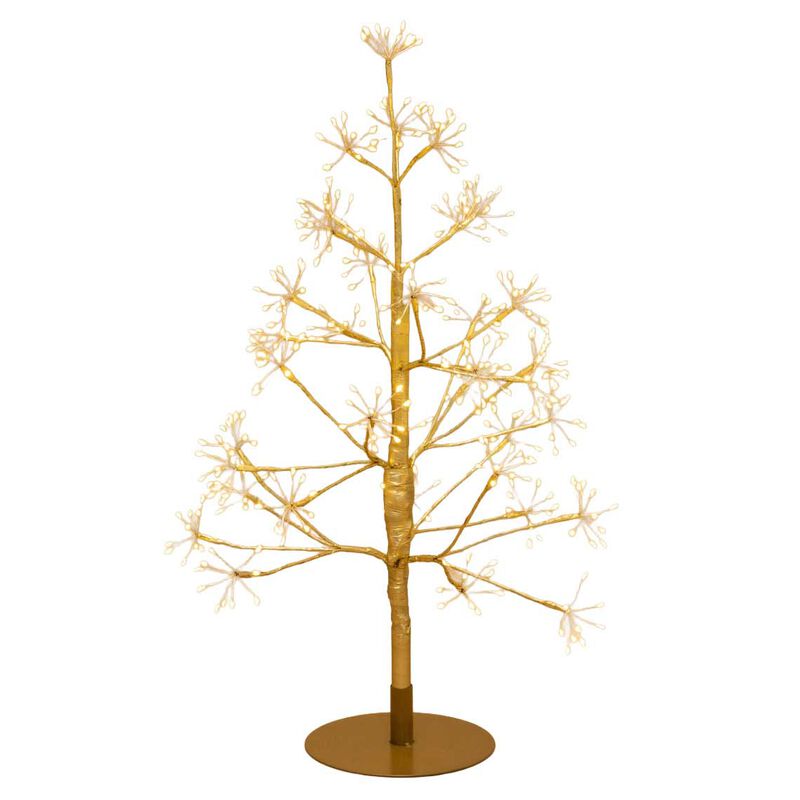 Stellar Haus Mini Champagne 60cm Frankfurt LED Tree image number 0