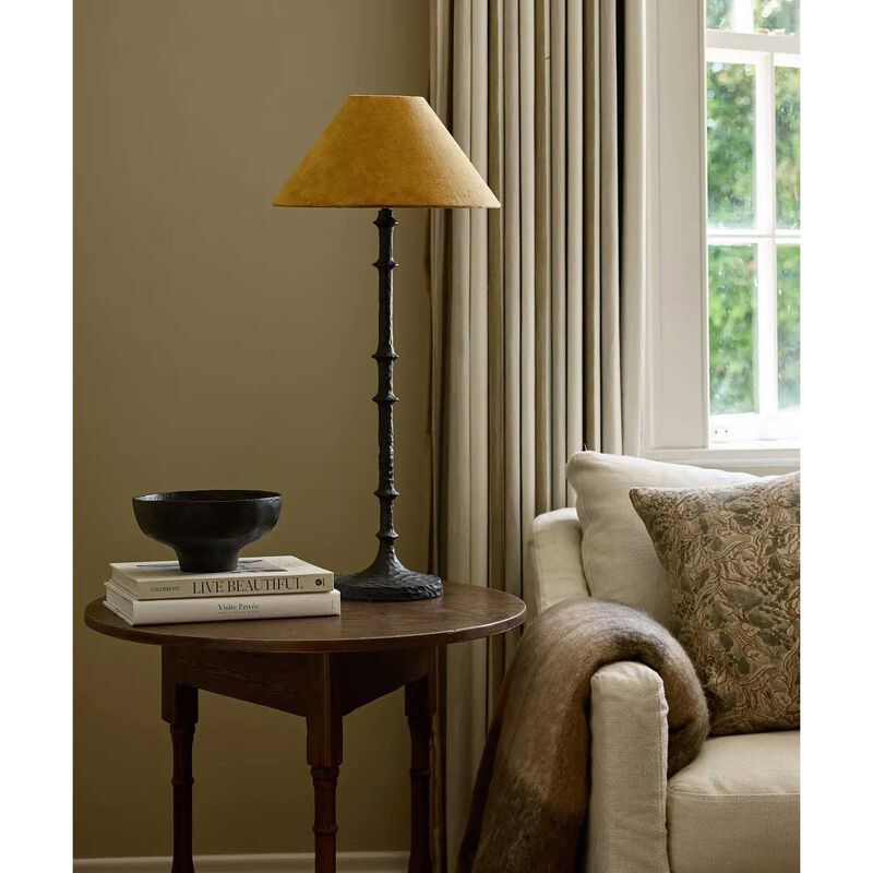 French Country Hammered Table Lamp Base image number 1