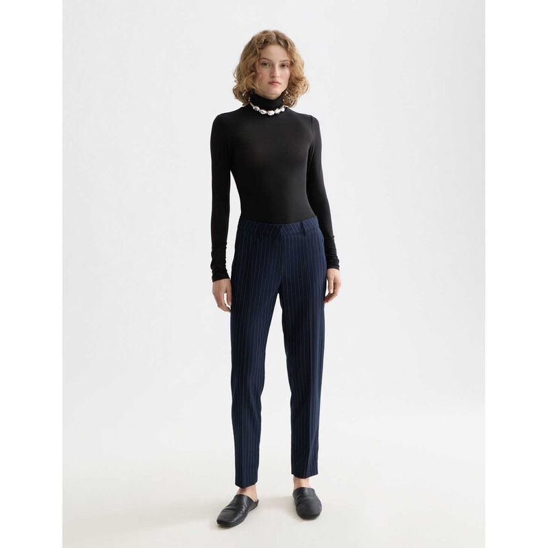 Scotch & Soda Roll Up Neck Long Sleeve T-Shirt image number 3