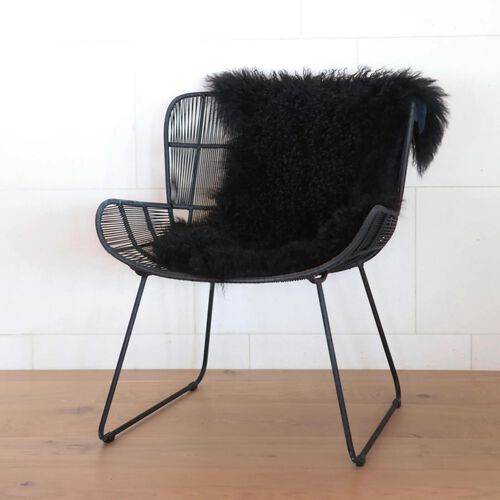 Home Lab Tibetan Lambskin Rug