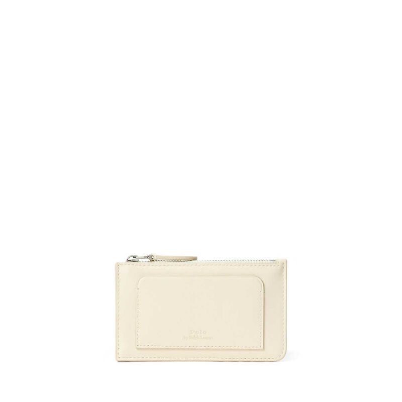 Polo Ralph Lauren Polo Bear Leather Zip Card Case image number 2