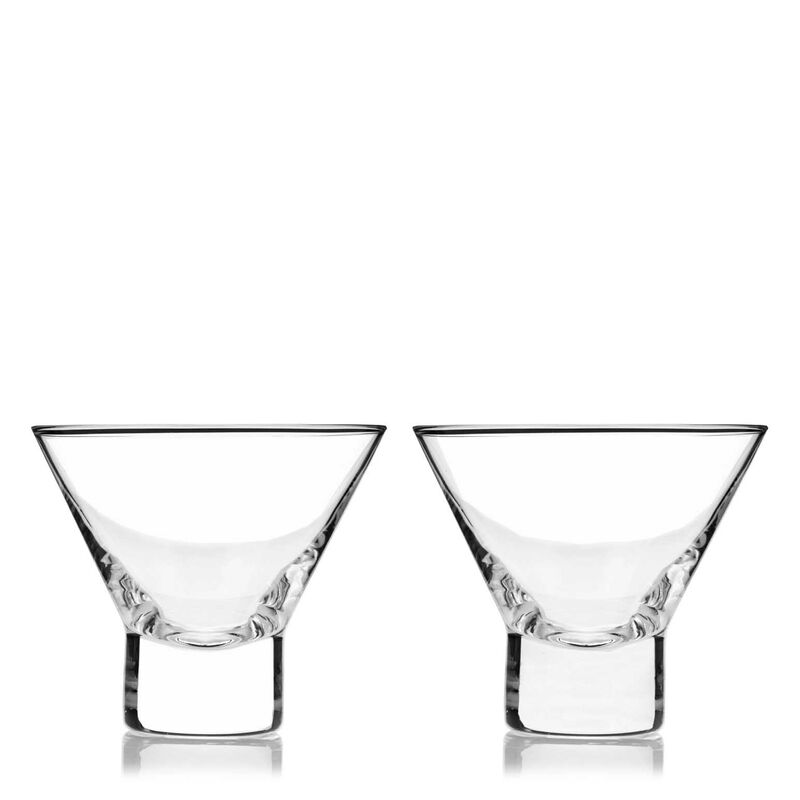 Viski Raye Stemless Martini Glasses image number 1