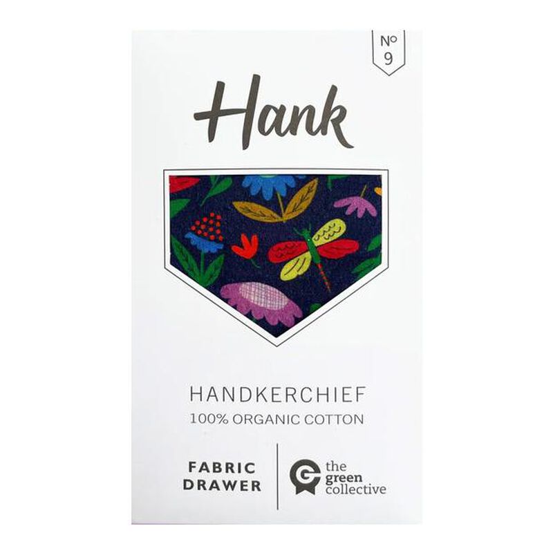 HANK 9. MEADOW by Beck of Fabric Drawer Organic Cotton Handkerchief image number 0