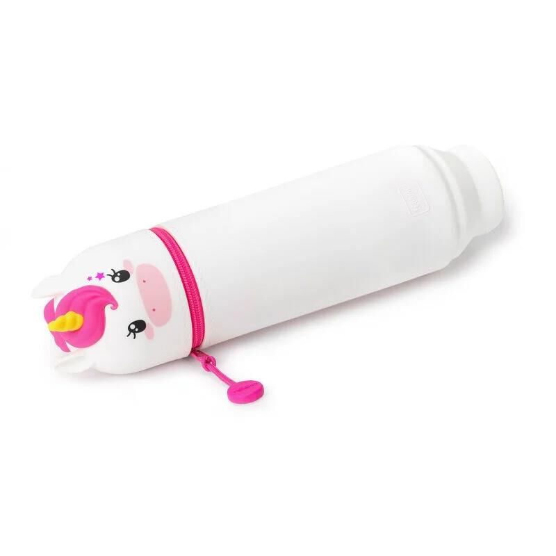 Legami Kawaii 2-In-1 Soft Silicone Unicorn Pencil Case image number 2