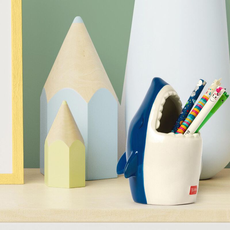 Legami Shark Ceramic Pen Holder image number 3