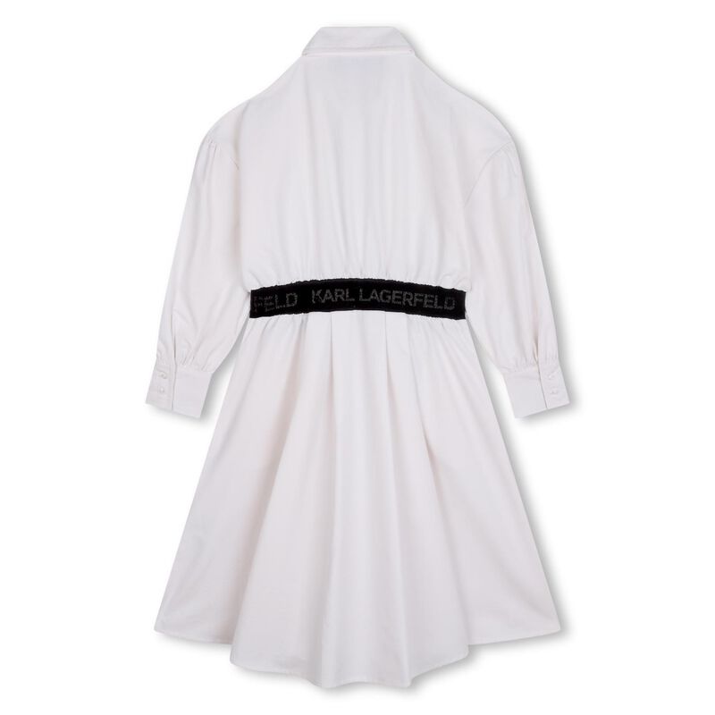 Karl Lagerfeld Zip-Up Shirt Dress 10Y - 16Y image number 2