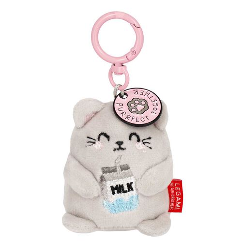 Legami Super Soft! Tiny Plush Key Ring - Kitty