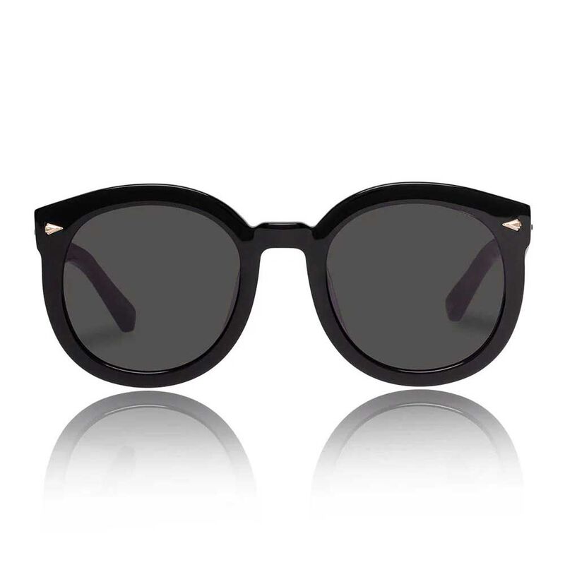 Karen Walker Super Duper Strength Black Sunglasses image number 2