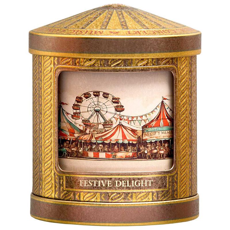 Basilur Music Caddy Golden Festive Delight Tin Loose Leaf Black Tea 75g image number 0