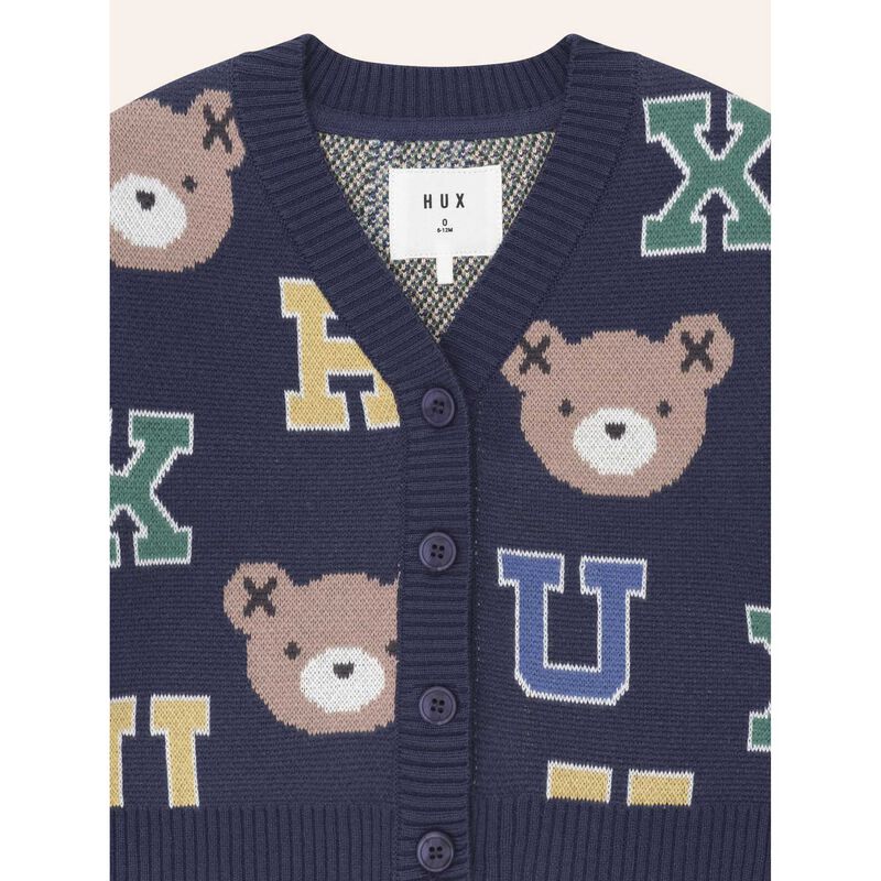 Huxbaby Varsity Letter Hux Cardi 1-2Y image number 2