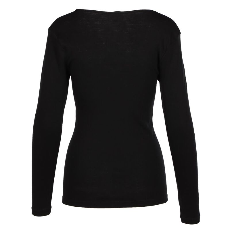 Baselayer Pure Wool Long Sleeve Lace Motif image number 1