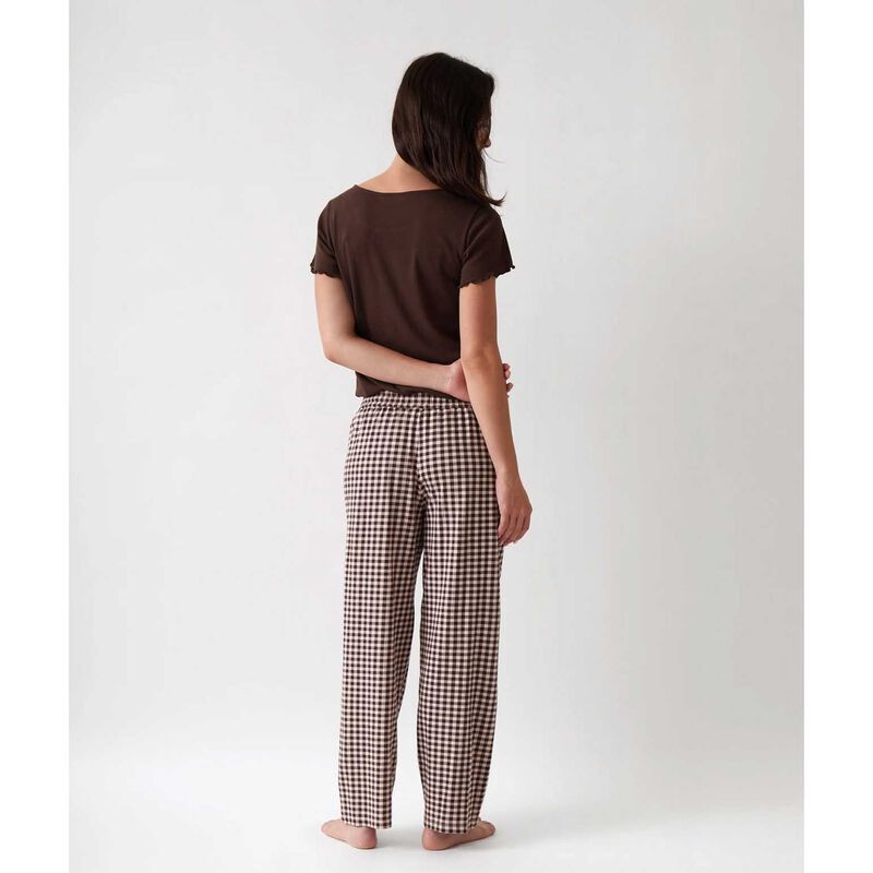 Wallace Cotton Kendra Organic Brushed Cotton Knit PJ Pant image number 1