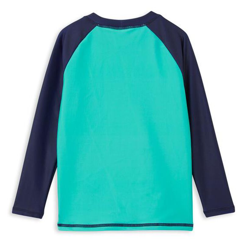 Milky Green Panel Rash Vest image number 1