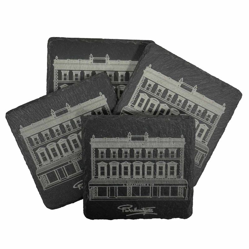 Ballantynes 4 Slate Coasters image number 0