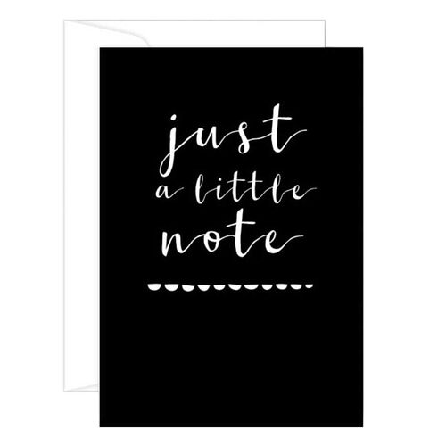 Poppy Card - Just A Little Note