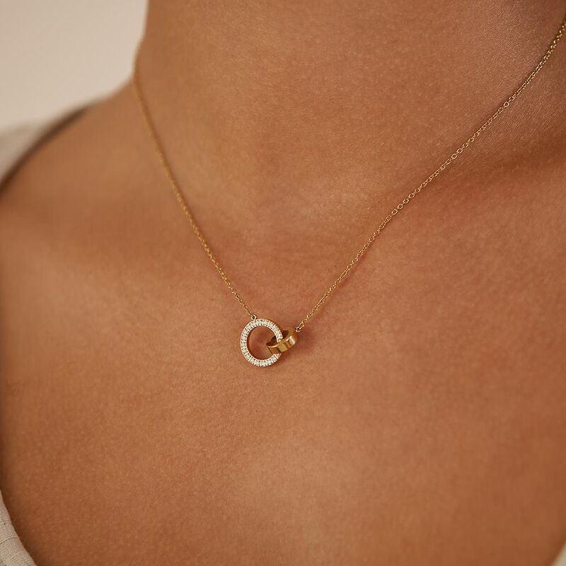 Edblad Eternal Orbit Necklace Gold image number 1