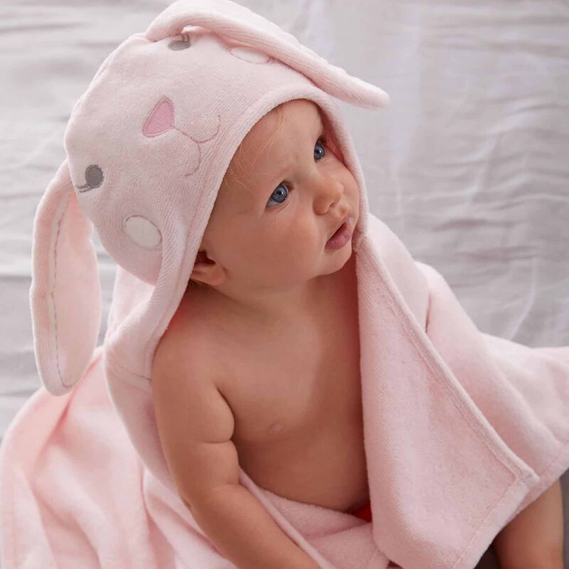 Pottery Barn Kids Bunny Nursery Critter Wrap Pink image number 1