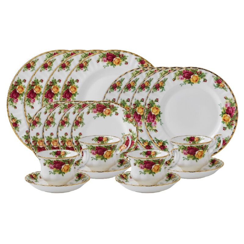 Royal Albert Old Country Roses 20 Piece Set image number 0