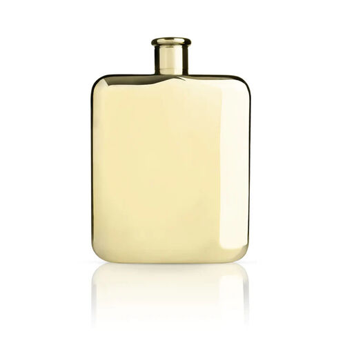 Viski Belmont™ Gold Plated Flask