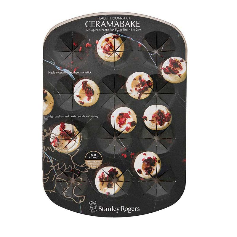 Stanley Rogers Ceramabake Mini Muffin 12 Cup image number 3