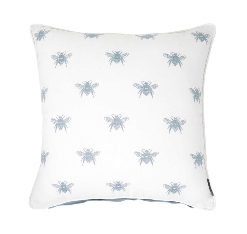 Wallace Cotton Bee Swarm Embroidered Large Square Cushion Cover image number 0