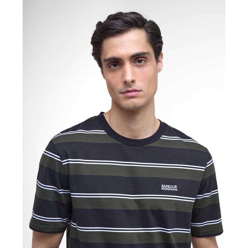 Barbour International Bruce Striped T-Shirt image number 2