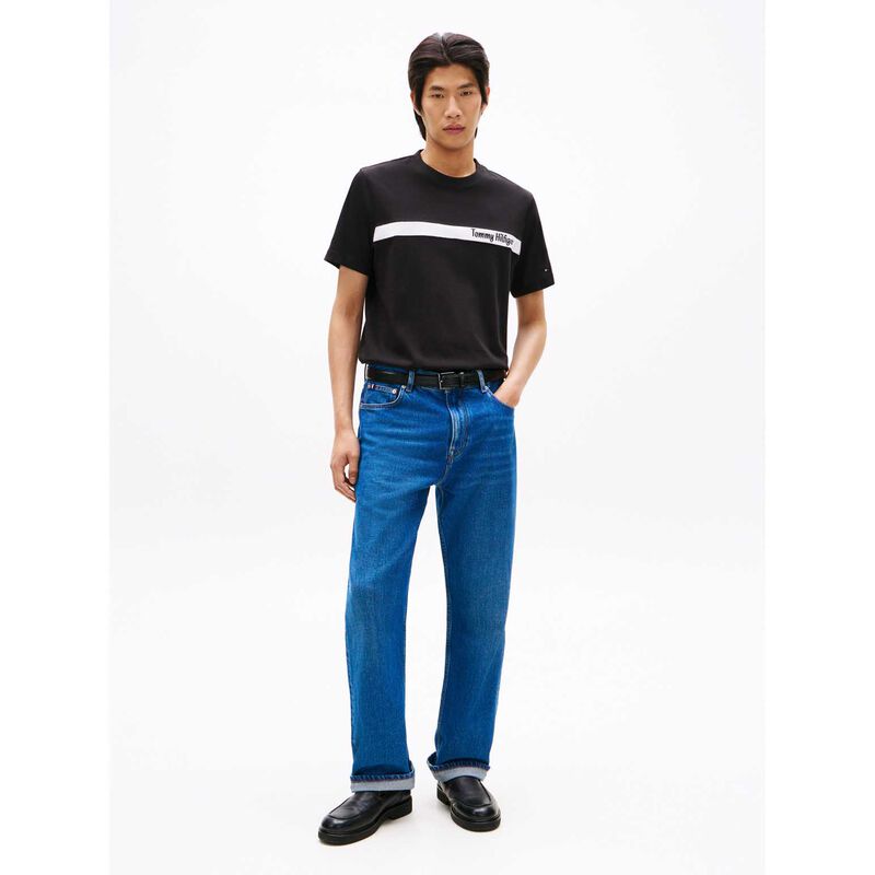 Tommy Hilfiger Loopback Stripe Graphic Tee image number 3