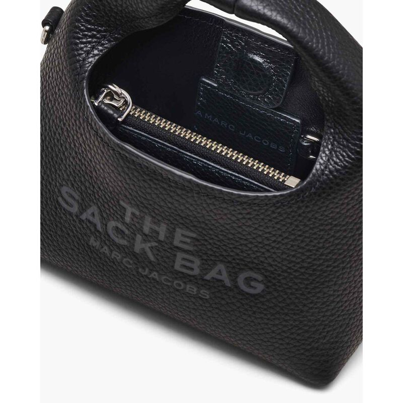 MARC JACOBS The Leather Micro Crossbody Sack image number 2