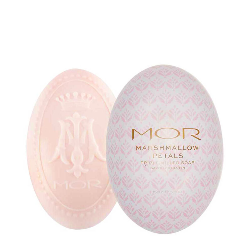 MOR Soap In A Tin Marshmallow Petals 150g image number 0