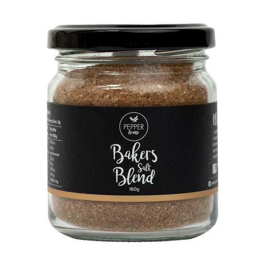 Pepper & Me Bakers Blend Sweet Salt Jar 160g